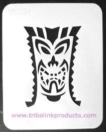 Airbrush Tattoo Stencil Tribal MI-034
