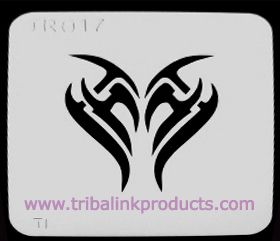 Airbrush Tattoo Stencil Tribal TR-017