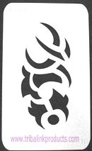 Airbrush Tattoo Stencil Tribal TR-019