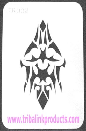 Airbrush Tattoo Stencil Tribal TR-032