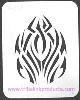 Airbrush Tattoo Stencil Tribal TR-038