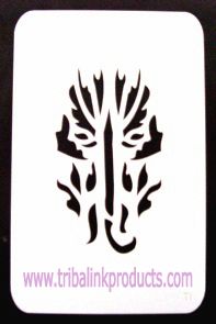 Airbrush Tattoo Stencil Tribal TR-141