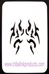 Airbrush Tattoo Stencil Tribal TR-196