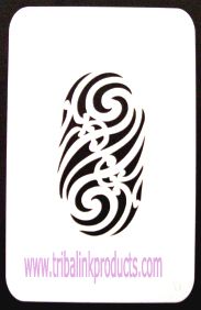 Airbrush Tattoo Stencil Tribal TR-228