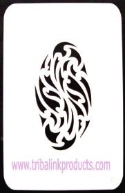 Airbrush Tattoo Stencil Tribal TR-234