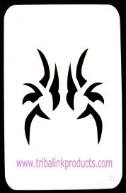 Airbrush Tattoo Stencil Tribal TR-319