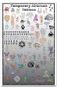 Airbrush Tattoo Stencils-Vinyl Poster Display 1 with Stencils
