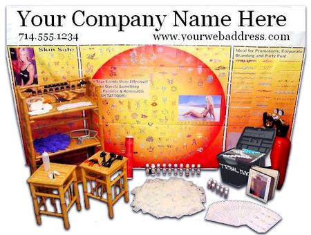Airbrush Tattoos Business System-Professional Turn Key