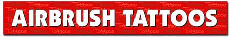Airbrush Tattoos Signage 4 Set