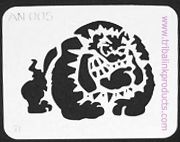 Bulldog Stencil