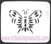Airbrush Tattoo Butterfly Stencil BF-007