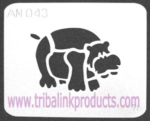 Hippo Stencil