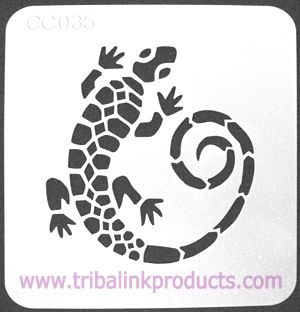 Lizard Stencil