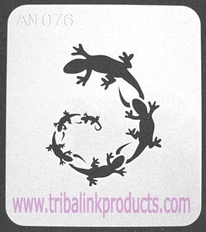 Lizard Stencil