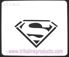 Superman Stencil