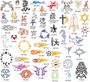 Temporary Tattoo Gift Set 10 Pack