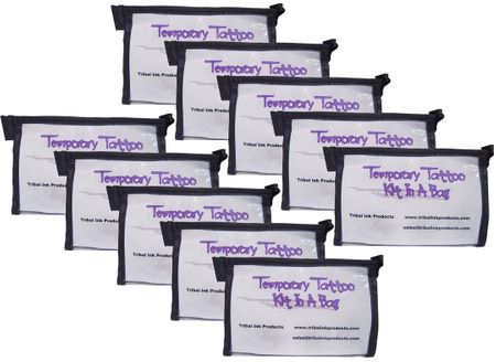 Temporary Tattoo Gift Set 10 Pack