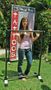 Airbrush Tattoo Two Sided Display with Portable Display Stand