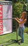 Airbrush Tattoo Two Sided Display with Portable Display Stand