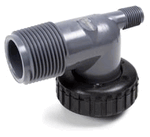 1 PVC MIPT Elbow Adapters Set of 2 for C-Series Control Valves