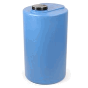 15 Gallon Blue Polyethylene Solution Tank