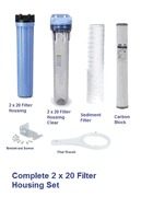 2 x 20 Complete Filter System Set