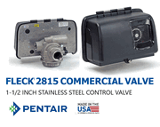 2815 1-1/2 INCH FLECK CONTROL VALVE WITH COVER ELECTROMECHANICAL NXT2 METERED
