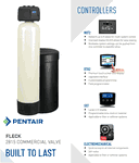 Fleck 2815 Stainless Steel 1-1/2" Water Softener Systems