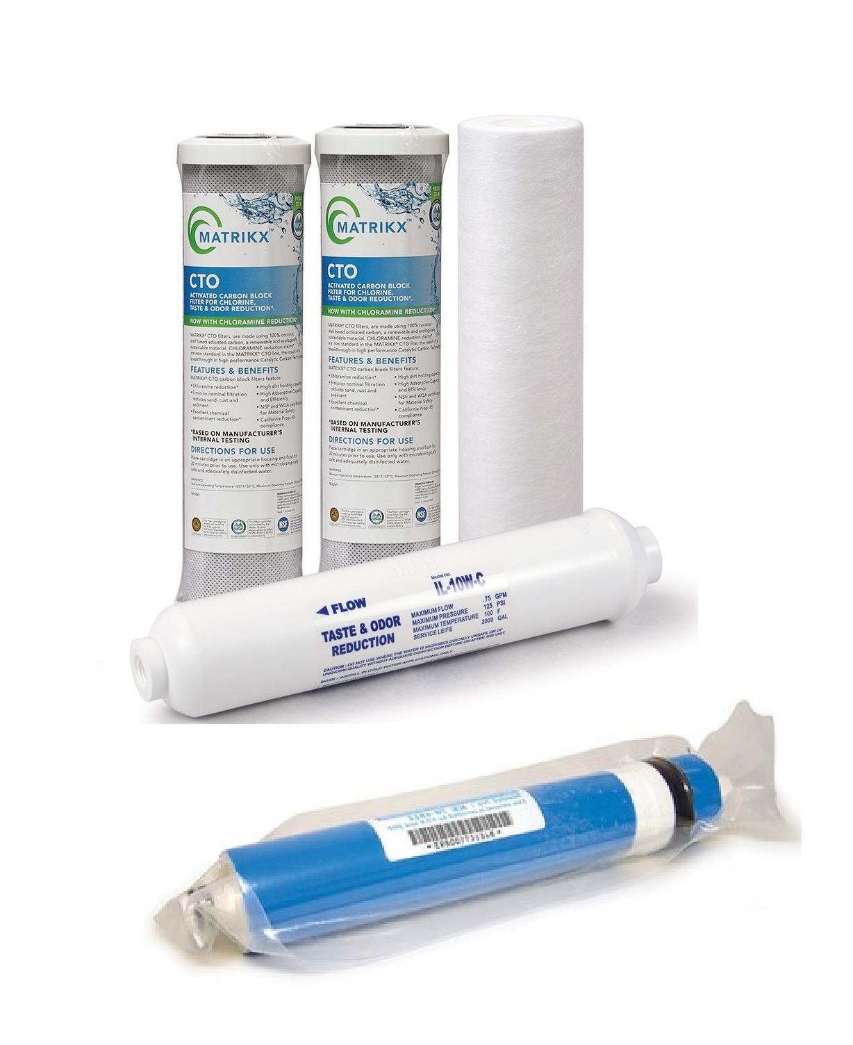 5 Stage Reverse Osmosis Filter Change Pack