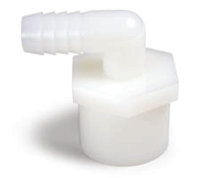 BARBED DRAIN LINE FITTINGS FEMALE ELBOWS