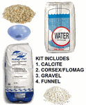 CALCITE / CORSEX/FLOMAG MIXTURE WITH FUNNEL AND GRAVEL CALCITE / CORSEX/FLOMAG MIXTURE WITH FUNNEL AND GRAVEL