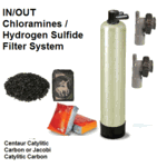 Chloramines / Hydrogen Sulfide Removal In/Out Head