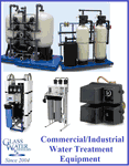 Commercial Water Equipment - Filters - Water Softeners - Medias - Reverse Osmosis - Control Valves - Parts