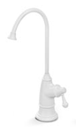 Designer Faucet 1/4 Long Reach White Lead Free