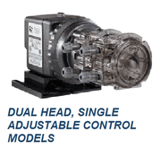 DUAL HEAD, SINGLE ADJUSTABLE CONTROL MODELS 34 Gallons Per Day