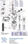 Fleck 2510 Control Valve Assembly Parts Breakdown