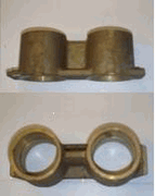 Fleck Yoke 3/4 Inch and 1 Inch Sweat Yoke - For Copper Pipe Soder Units