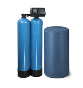 FLECK 9100SXT ELECTRONIC TA METER 48000 GRAIN WATER SOFTENER SYSTEM COMPLETE