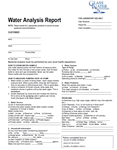 WATER ANALYSIS PDF - DOWNLOAD AND MAIL