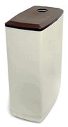 Windsor Hi-Profile Gray Softener Cabinet, Cover and Salt Lid sold separately.