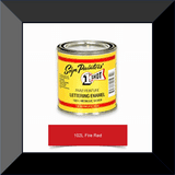 1/4 Pint (1 Shot) MAROON 108L Pinstriping Enamel Paint - One Shot Lettering Paint For Signs, Cars