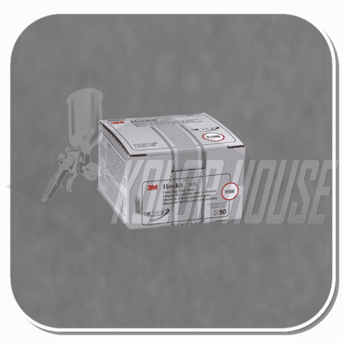 3M Hookit Finishing Film Disc, 00907, 3 in, P1500, 50 discs per box, 4 boxes per case (upc code-00051131009073)