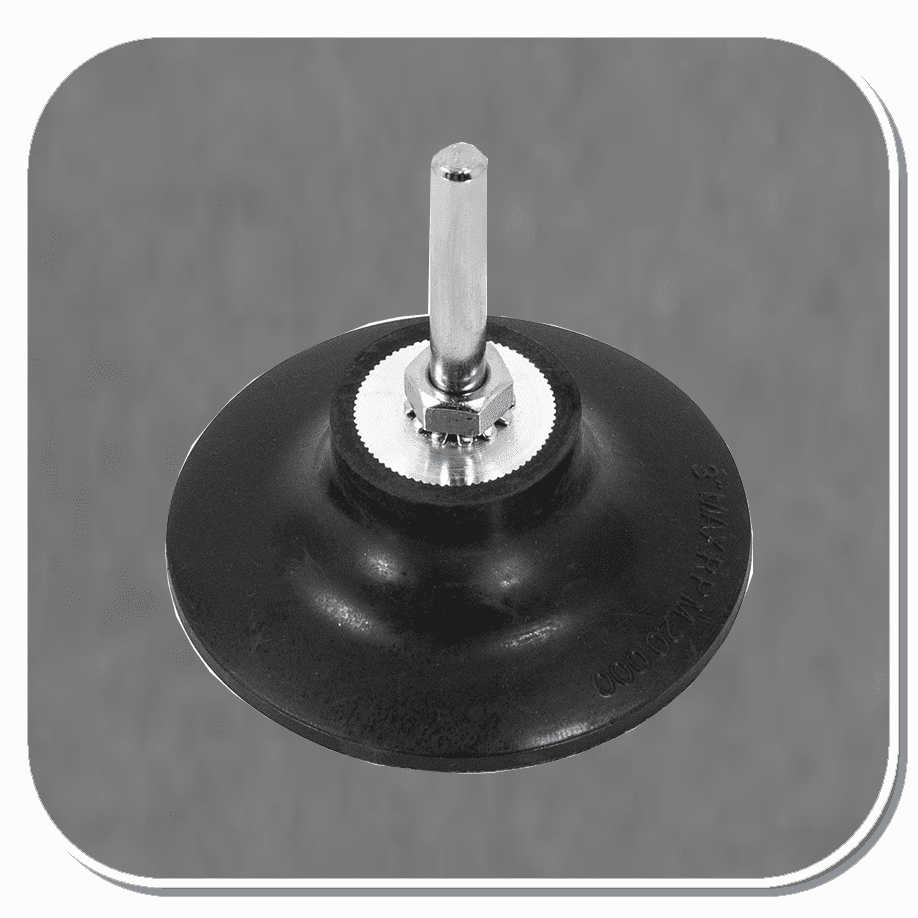 AES-5540 3in  ROLOC STYLE 1/4 ARBOR BACKUP PAD