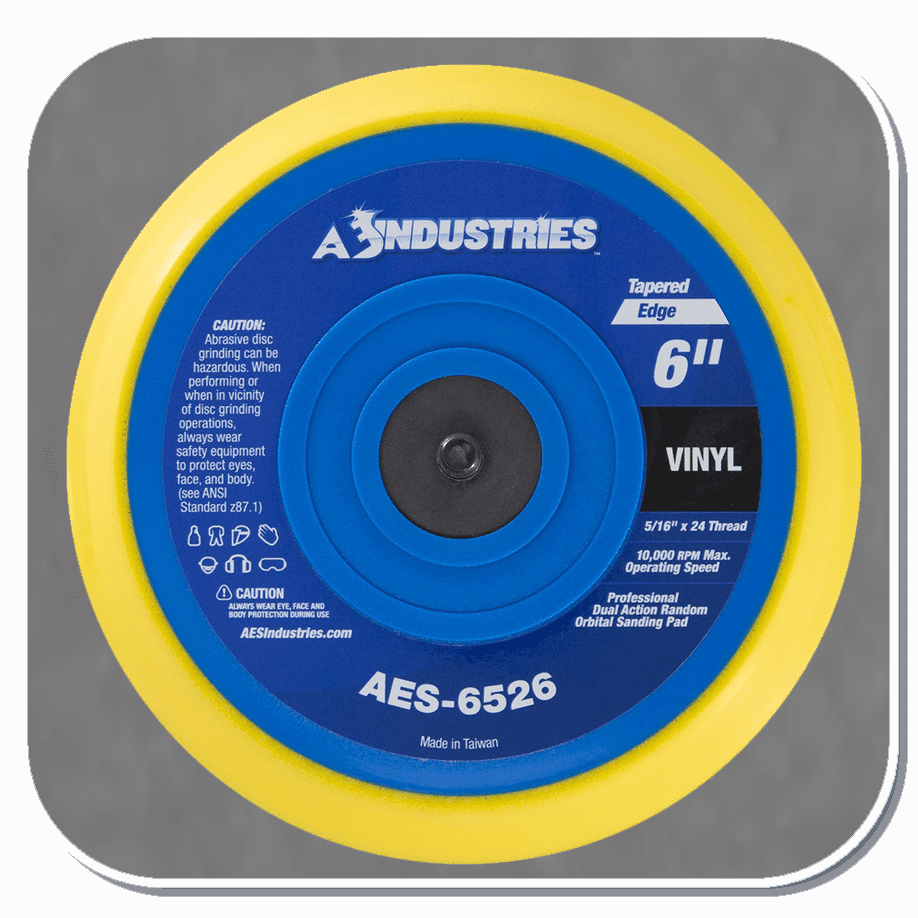 AES-6526 6IN STIKIT DA PAD W/ 5/16-20 STUD