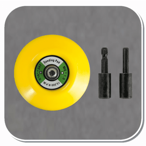 AES-6543 3" Mini Velcro DA Pad Set