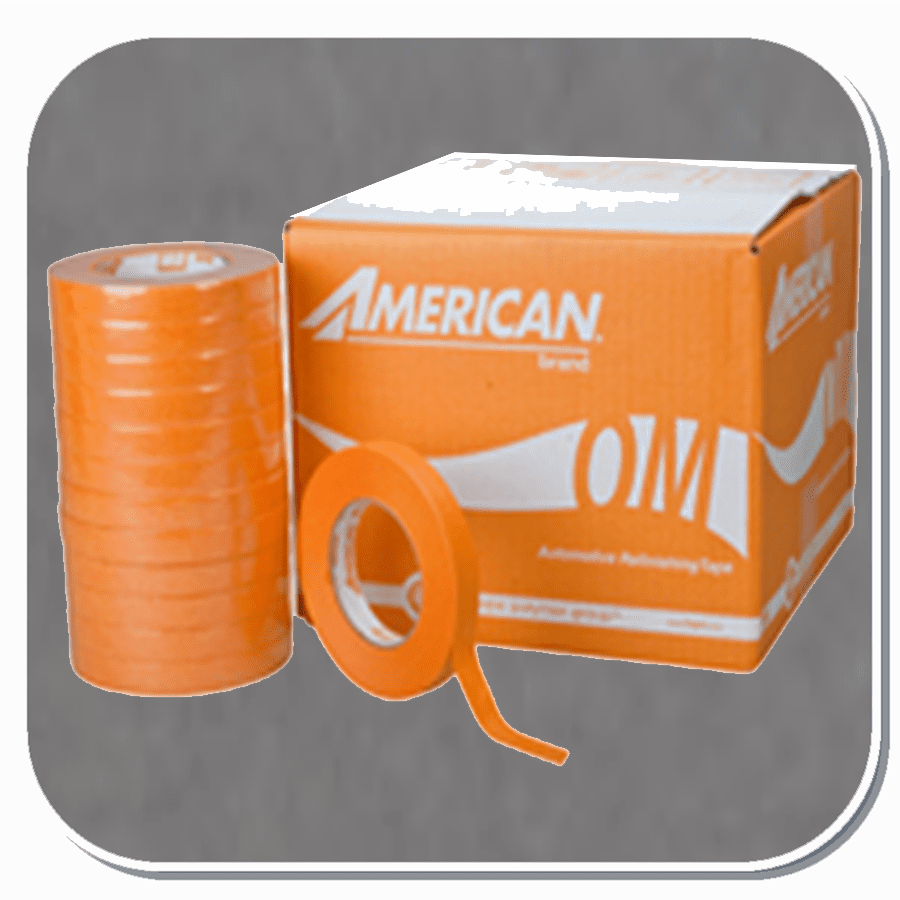 AME-OM-1855 Orange Mask Masking Tape 3/4 in Sold by the CASE of 48 ONLY