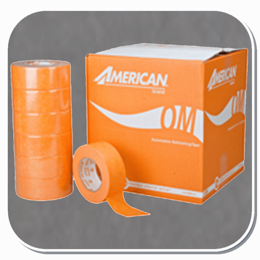 AME-OM4855 American Tape Orange Mask 2in Masking Tape Sold by the CASE of 24 ONLY