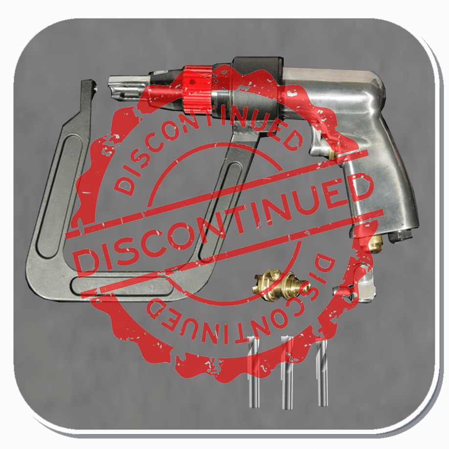 AST-1757 Astro Pneumatic Air Spot Drill -500 rpm with 5.5" Deep Clamp Kit & 4 Drill Bits