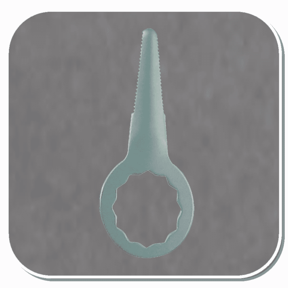 AST-WINDK-08L Astro Pneumatic 35mm Serrated Straight Blade for WINDK "BLADE ONLY"