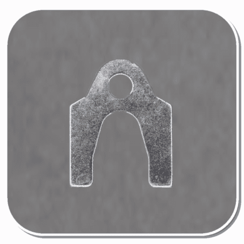 AUV-11187 Zinc Slotted Alignment Shim Bx of 25